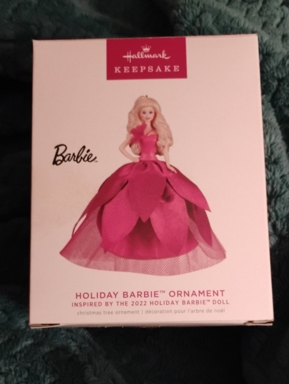 Hallmark Pink Holiday Barbie Keepsake Ornament
